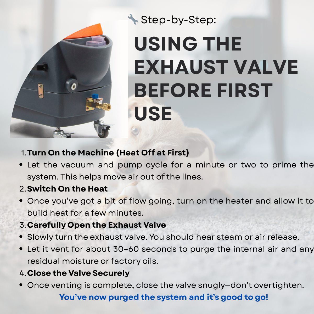 SM18H Heated Carpet and Upholstery Extractor