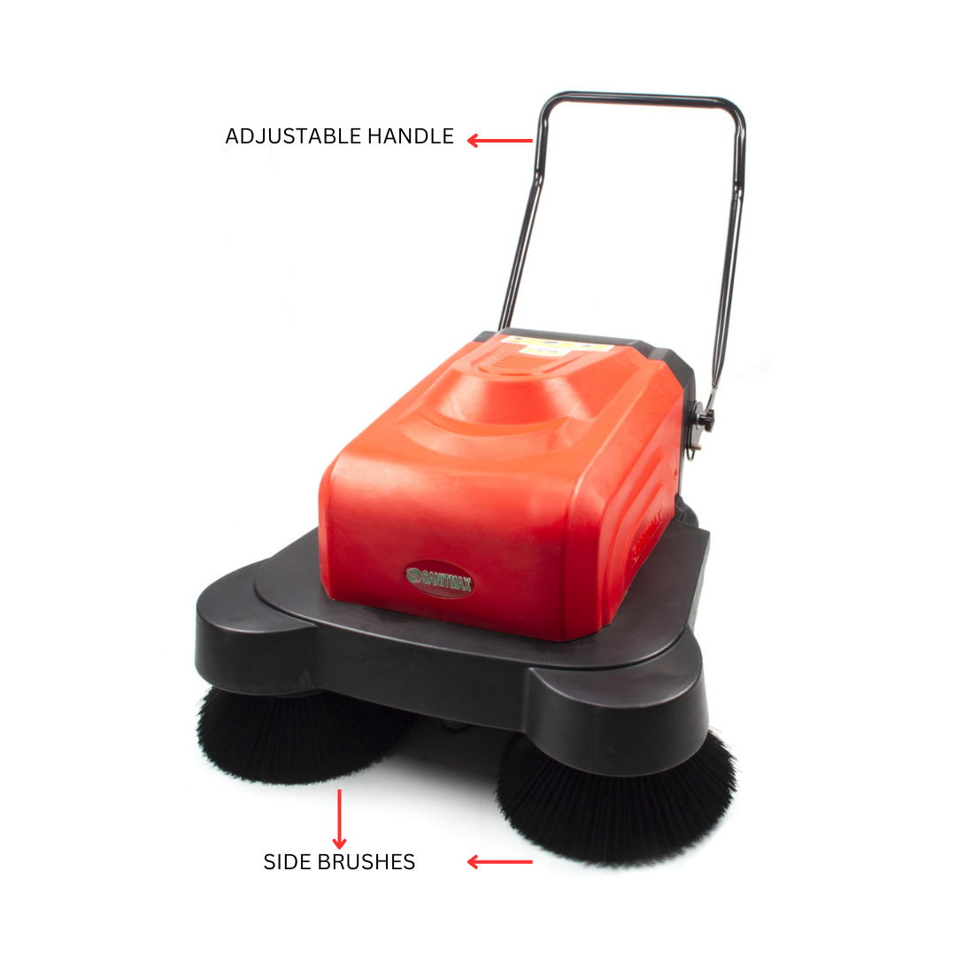 41" Battery Powered Walk-behind Floor Sweeper