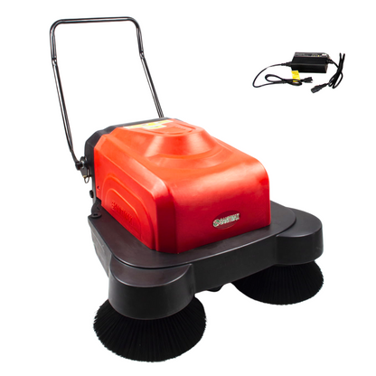 41" Battery Powered Walk-behind Floor Sweeper