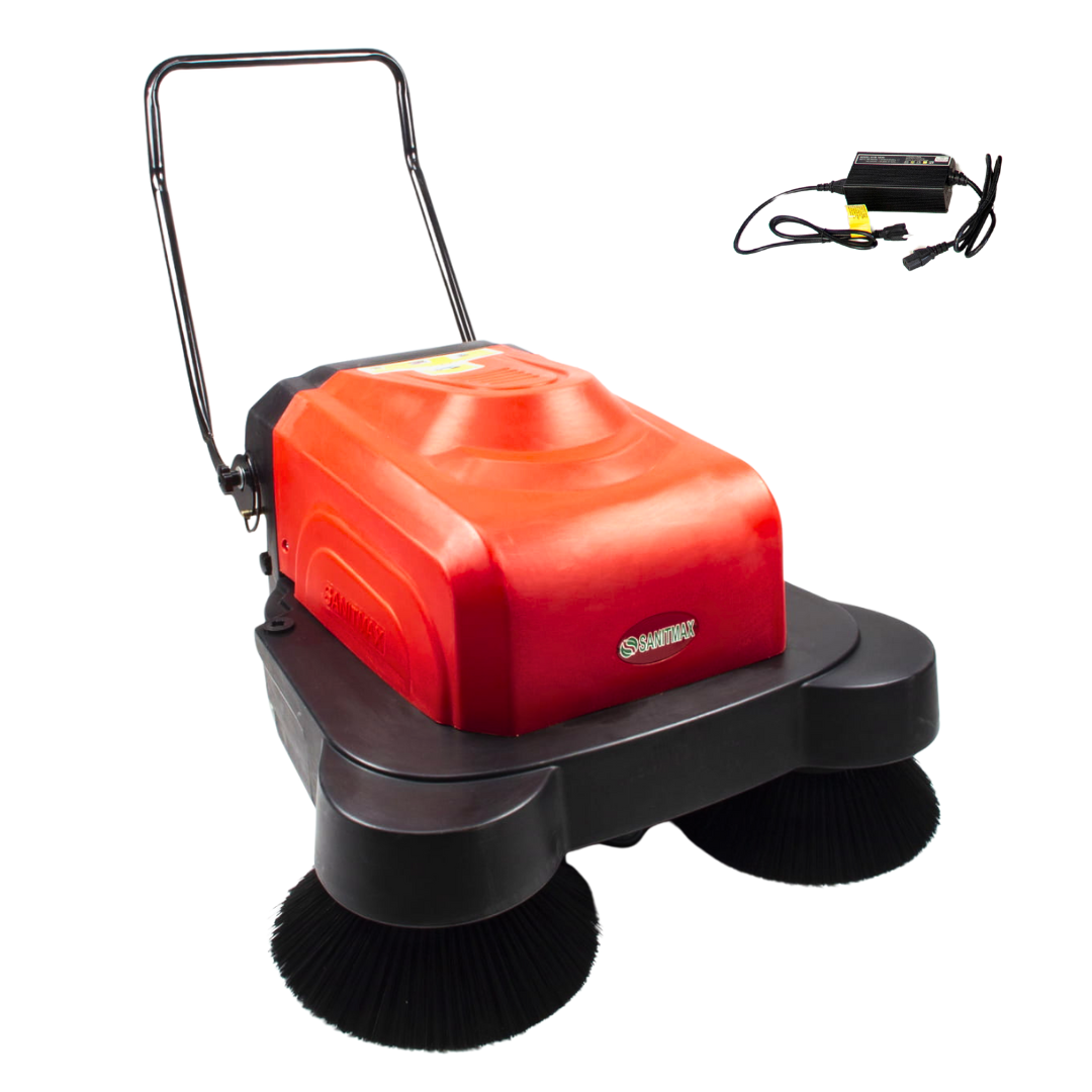 41" Battery Powered Walk-behind Floor Sweeper