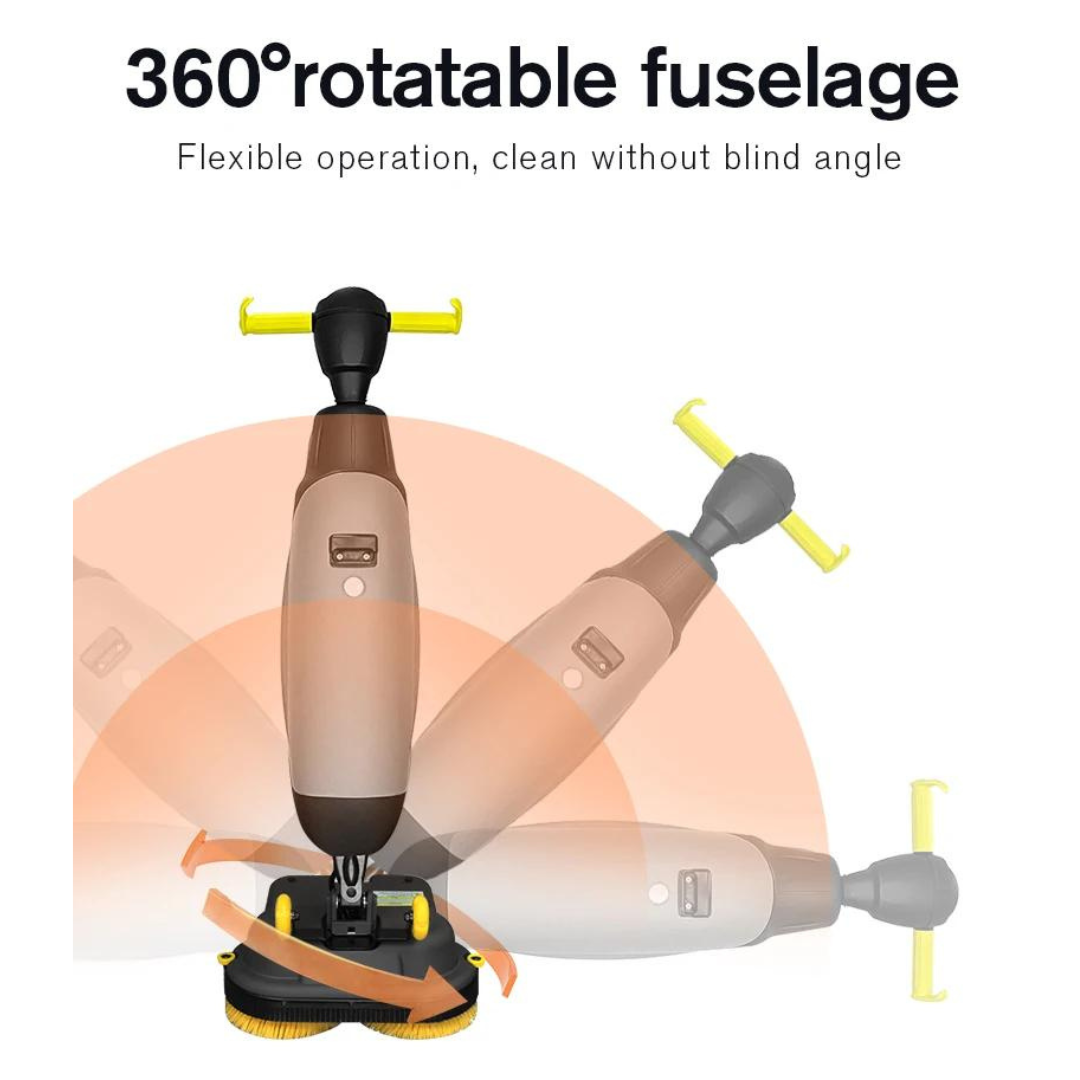 17" Walk-behind Floor Scrubber