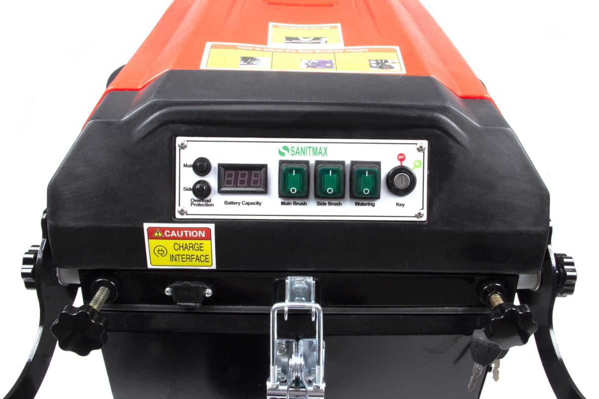 41" Battery Powered Walk-behind Floor Sweeper