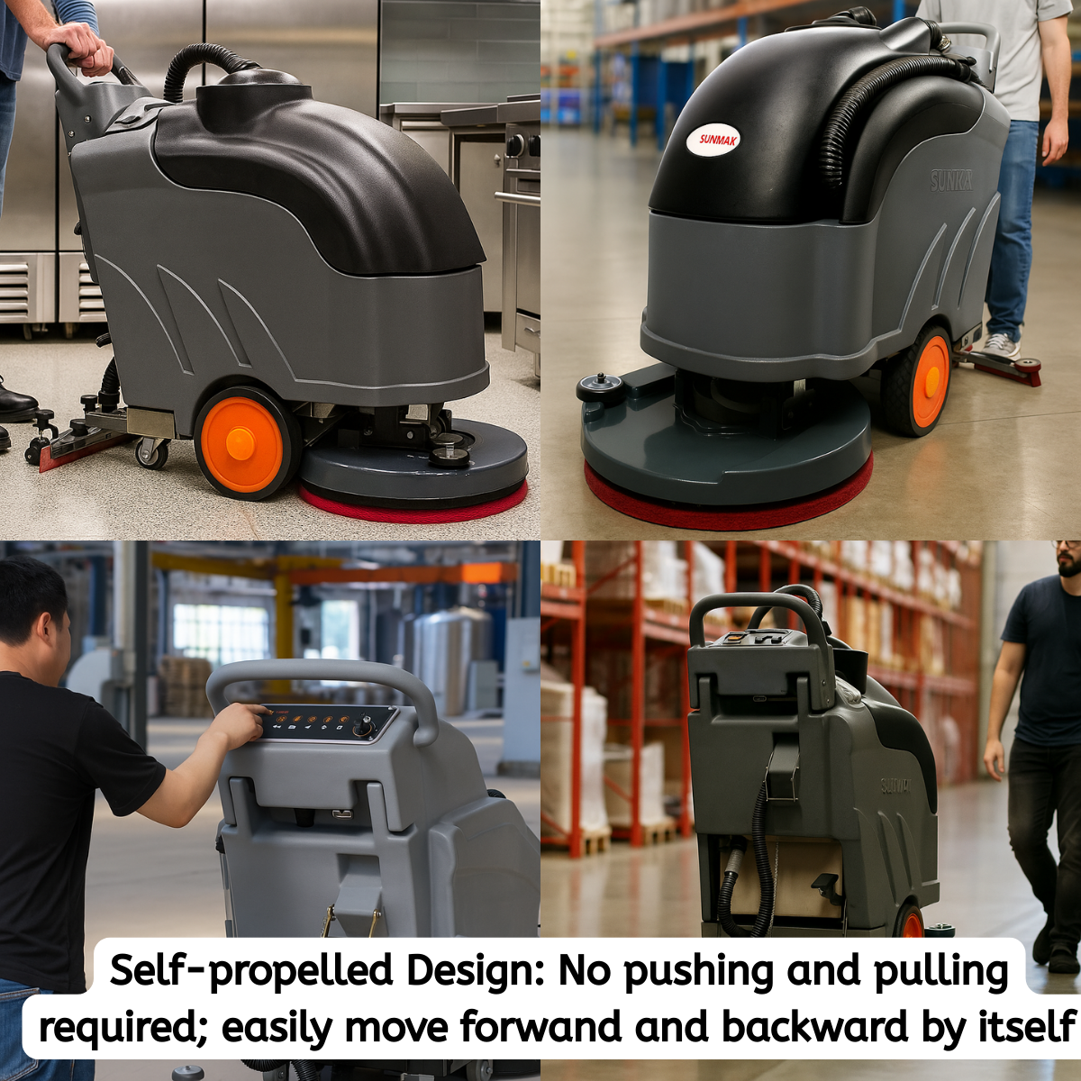 Self-Propelled Floor Scrubber