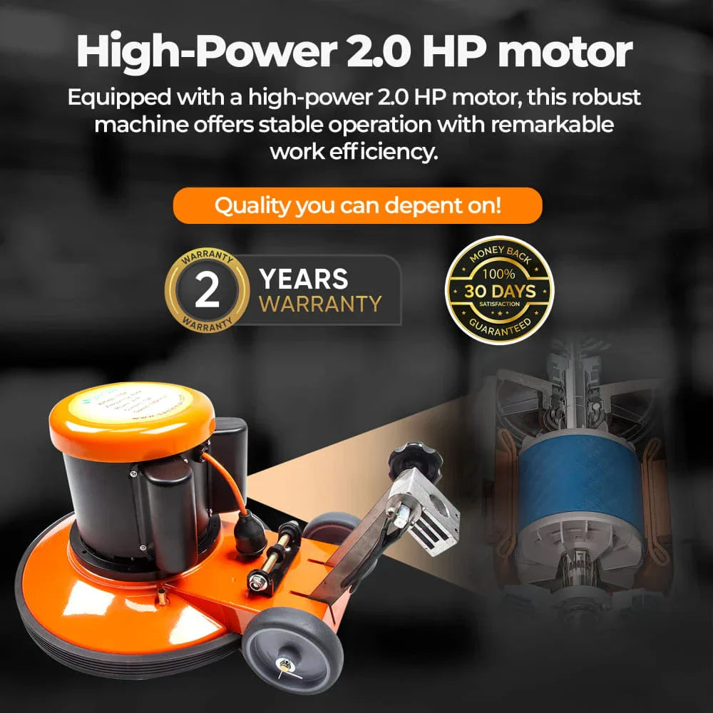 SM421AC 17" Professional Floor Scrubber &amp; Buffer