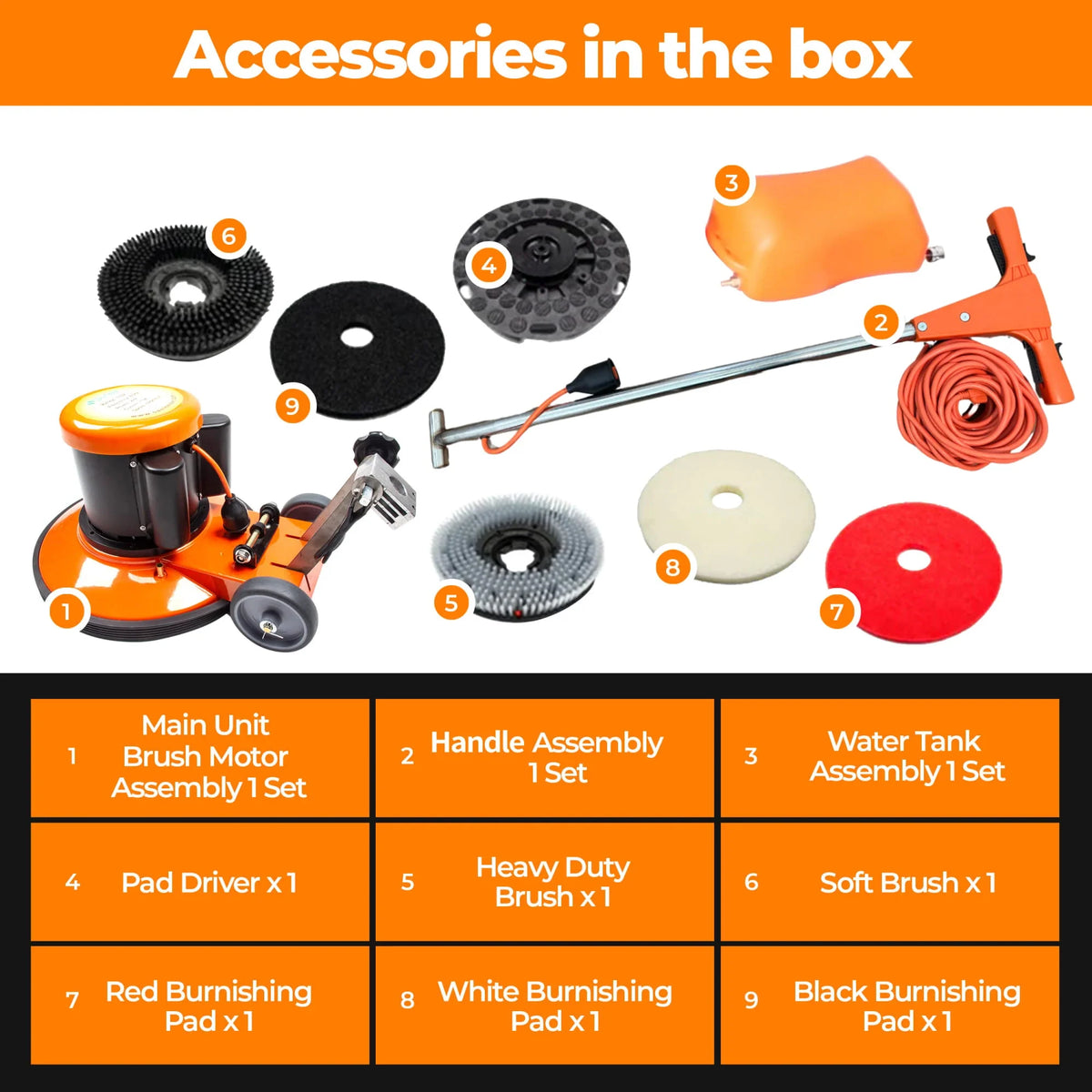 SM421AC 17" Professional Floor Scrubber &amp; Buffer