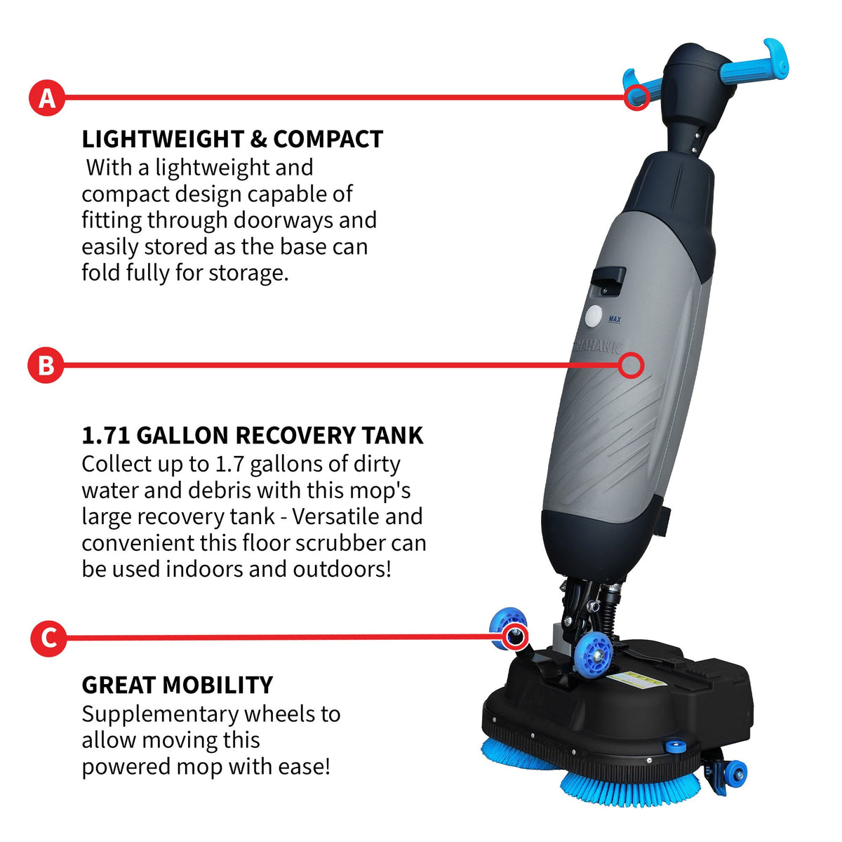 Electric Floor Scrubber