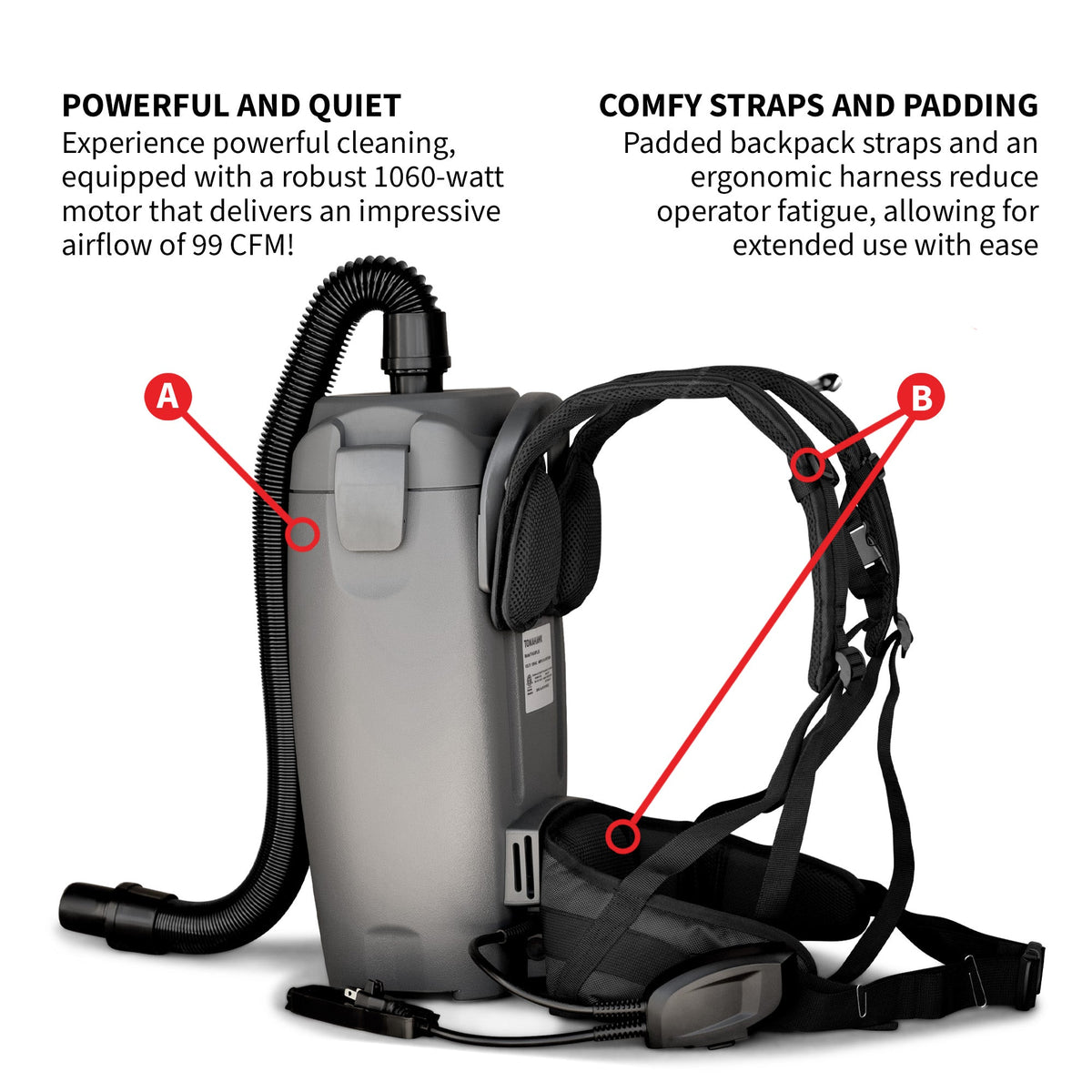 Commercial Backpack Vacuum