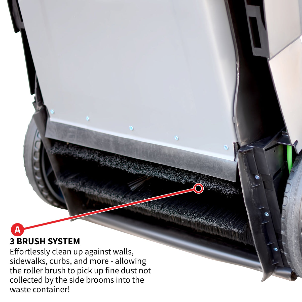 Commercial 38" Push Sweeper