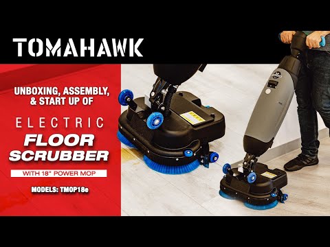 Electric Floor Scrubber